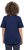 Ulla Popken Marine Print Short Sleeve Tee Ink Blue - T-shirts imprimés pour femme - 