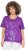 Ulla Popken Marine Print Short Sleeve Tee Purple - T-shirts imprimés pour femme - 