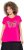 Ulla Popken Free Spirit Butterfly Cap Sleeve Graphic Tee Magenta Pink - T-shirts imprimés pour femme - 