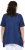 Ulla Popken Sunset Lettering Short Sleeve Graphic Tee Ink Blue - T-shirts imprimés pour femme - 