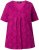 Ulla Popken Snake Print V-Neck Tee Magnolia Red - T-shirts imprimés pour femme - 