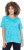 Ulla Popken Abstract Animal Print Short Sleeve Tee Deep Aqua - T-shirts imprimés pour femme - 