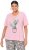 Ulla Popken Cactus Short Sleeve Graphic Tee Pink - T-shirts imprimés pour femme - 
