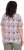Ulla Popken Half-sleeve A-line V-neck Pointed Hem Animal Pattern T-shirt Pastel Rose - T-shirts imprimés pour femme - 