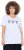 Ulla Popken Bow Short Sleeve Graphic Tee Snow White - T-shirts imprimés pour femme - 