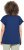 Ulla Popken Textured Paisley Motif Cap Sleeve Tee Navy - T-shirts imprimés pour femme - 