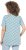 Ulla Popken Tile Print Short Sleeve Pleated Tee Light Moss Green - T-shirts imprimés pour femme - 