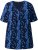 Ulla Popken Letter Print Short Sleeve Tee Navy - T-shirts imprimés pour femme - 