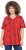 Ulla Popken Letter Print Short Sleeve Tee Red - T-shirts imprimés pour femme - 