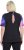 Ulla Popken Cutout Abstract Print Short Sleeve Tee Ink Blue - T-shirts imprimés pour femme - 