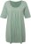 Ulla Popken Essential Front Pleat Tee Light Moss Green - T-shirts - 