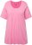 Ulla Popken Essential Front Pleat Tee Light Pink - T-shirts - 