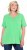 Ulla Popken Essential Notch Neck Stretch Tee Mint Green - T-shirts - 
