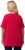 Ulla Popken Essential Notch Neck Stretch Tee Red - T-shirts - 