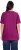 Ulla Popken Essential Notch Neck Stretch Tee Berry - T-shirts - 