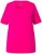Ulla Popken Essential Square Neck Stretch Tee Magenta Pink - T-shirts - 