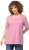 Ulla Popken Essential Square Neck Stretch Tee Light Pink - T-shirts - 