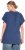 Ulla Popken Wing Sleeve V-Neck Tee Navy - T-shirts - 