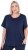 Ulla Popken UPF 50 Quick Drying Tee Navy - T-shirts - 