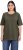Ulla Popken Basic Round Neck Short Sleeve Relaxed Fit T-Shirt Olive Grey - T-shirts - 