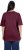 Ulla Popken Basic Round Neck Short Sleeve Relaxed Fit T-Shirt Dark Red - T-shirts - 