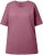 Ulla Popken Basic Round Neck Short Sleeve Relaxed Fit T-Shirt Dark Rose Red - T-shirts - 