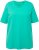 Ulla Popken Essential Round Neck Stretch Tee Turquoise - T-shirts - 