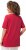 Ulla Popken Essential Round Neck Stretch Tee Dark Pink - T-shirts - 