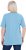 Ulla Popken Essential Round Neck Stretch Tee Light Teal - T-shirts - 