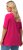 Ulla Popken Essential Round Neck Stretch Tee Fuchsia Pink - T-shirts - 