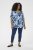 Kaffe Curve Aliana Tunic Blue Flower Animal - Tuniques - 