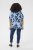 Kaffe Curve Aliana Tunic Blue Flower Animal - Tuniques - 