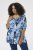 Kaffe Curve Aliana Tunic Blue Flower Animal - Tuniques - 