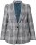 Ulla Popken Blazer À Carreaux Vert - Blazers - 