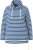 Ulla Popken Striped Turtleneck Neon Detail Sweatshirt Indigo Denim - Sweatshirts & hoodies - 