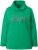 Ulla Popken HELLO Classic Fit Stand-Up Collar Sweatshirt Emerald Green - Sweatshirts & hoodies - 