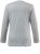 Ulla Popken Basic Round Neck Long Sleeve Slim Fit Cotton Tee Light Grey Melange - T-shirts - 