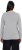Ulla Popken Basic Round Neck Long Sleeve Slim Fit Cotton Tee Light Grey Melange - T-shirts - 