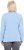 Ulla Popken Basic Round Neck Long Sleeve Slim Fit Cotton Tee Light Blue - T-shirts - 