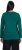 Ulla Popken Basic Round Neck Long Sleeve Slim Fit Cotton Tee Teal Green - T-shirts - 