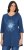 Ulla Popken Dandelion Short Sleeve Graphic Tee Ink Blue - T-shirts imprimés pour femme - 