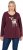 Ulla Popken Fawn Long Sleeve Graphic Tee Plum - T-shirts imprimés pour femme - 
