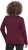Ulla Popken Holiday Long Sleeve Graphic Tee Plum - T-shirts imprimés pour femme - 