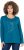 Ulla Popken Holiday Long Sleeve Graphic Tee Teal - T-shirts imprimés pour femme - 