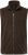JP1880 Fleece Vest Stand-up Collar Brown - Vestes - Vestes Homme Grandes Tailles