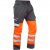 Leo Bideford Ecoviz Poly/Cotton Cargo Trouser Hi-Vis Orange/Grey - Vêtements de travail - Vêtements de travail grandes tailles