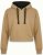 Nora Mikken KAMILLA Cropped Hoodie Camel - VÊTEMENTS FEMME XS-XXL - 