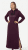 Nora Mikken MARI Maxi Hoodie Dress Mauve Wine - VÊTEMENTS FEMME XS-XXL - 