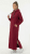 Nora Mikken MARTINA Maxi Hoodie Dress Burgundy - VÊTEMENTS FEMME XS-XXL - 