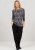 Scandinavian Caramel Tiny Flower Petals Blouse Light Blue - T-shirts imprimés pour femme - 